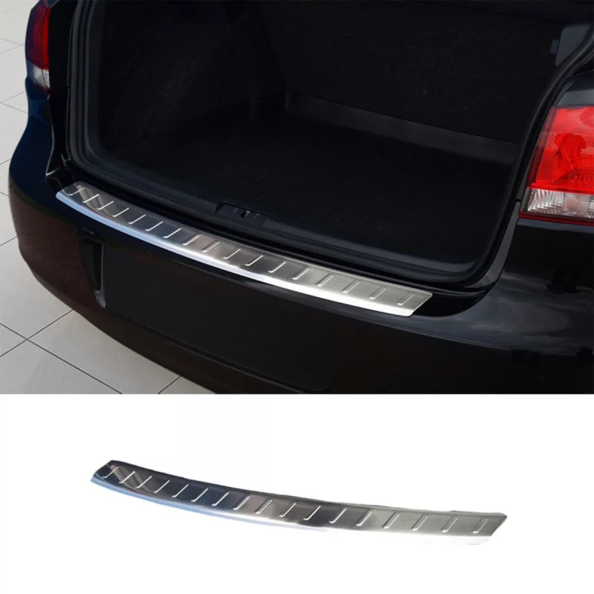 Rear Bumper Protector suitable for VW Golf VI (6) 08-12 5d Steel