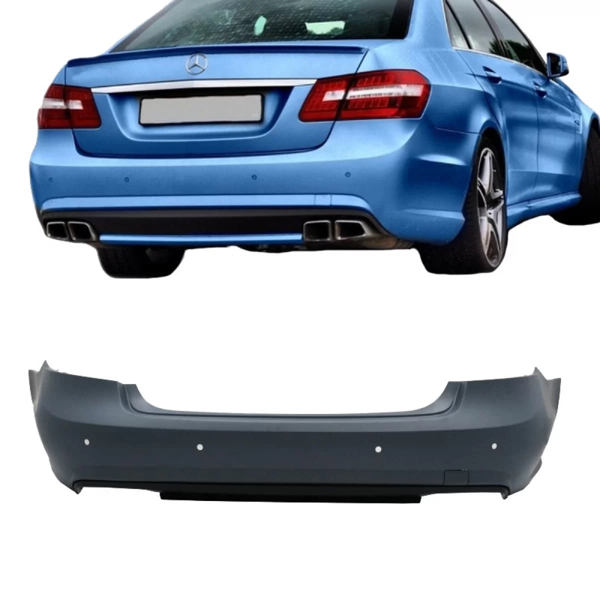 Rear Bumper suitable for Mercedes-Benz E-Class W212 09-13 A Design E63 Look
