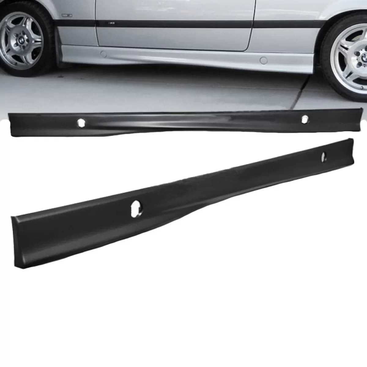Side Skirts suitable for BMW 3 E36 90-99 M3 Look from ABS plastic 2 pc