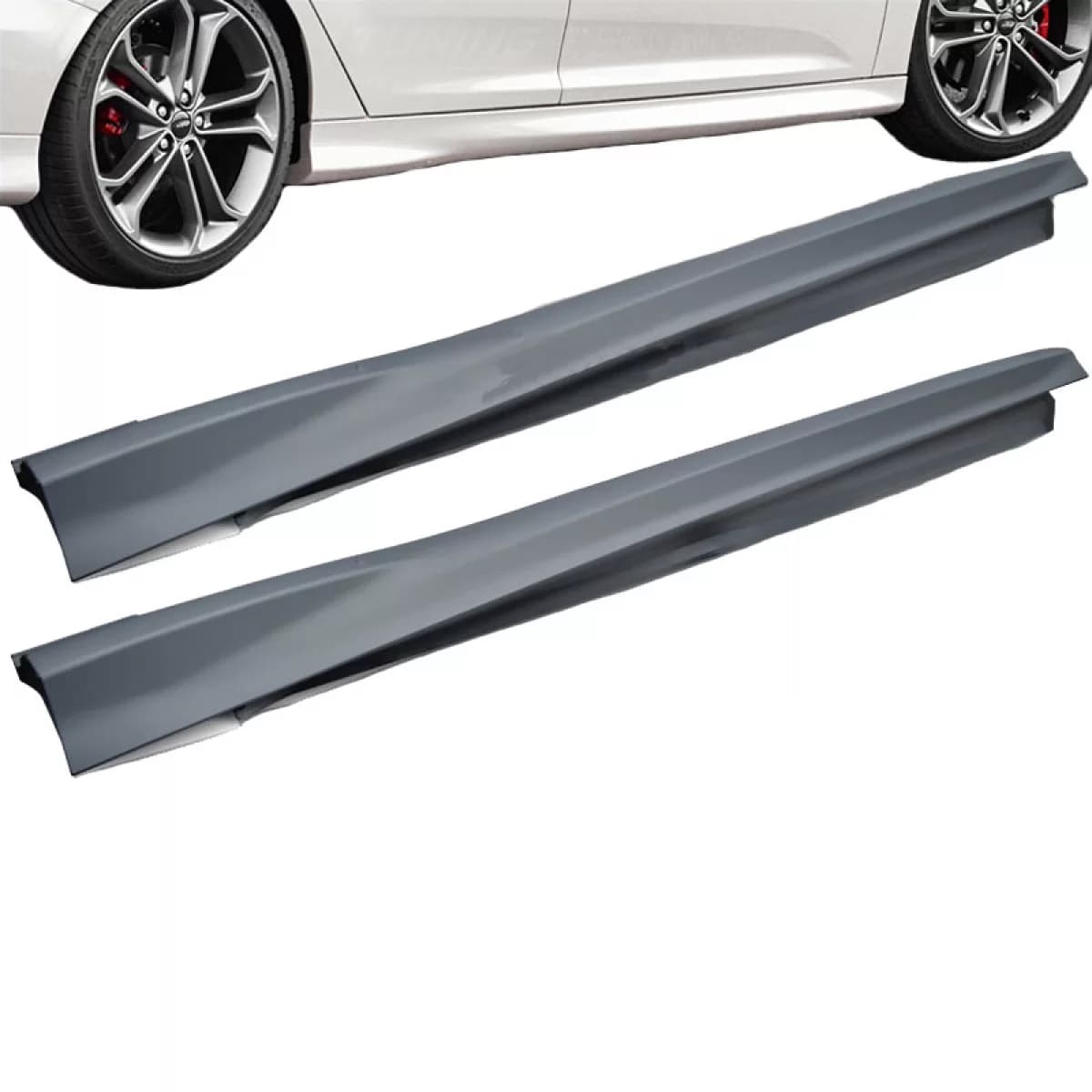 Side Skirts suitable for Ford Focus 11-18 ST Look from ABS plastic 2 pcs