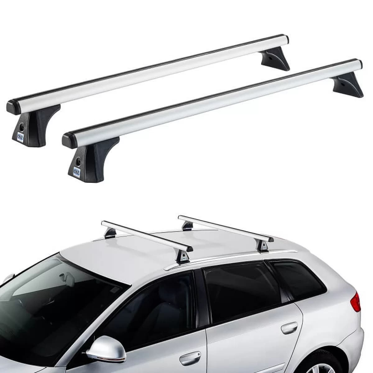 Roof Bars Aluminum CRUZ 924-760 Oplus AX-118cm Silver 2 Pieces