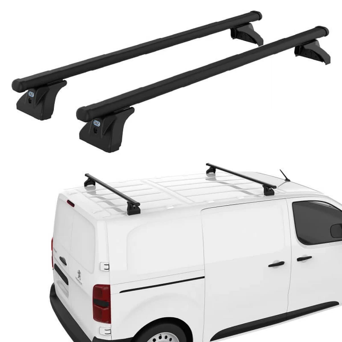 Roof Bars Steel CRUZ 923-052 Cargo Xpro 2022 SF-115cm Black 2 Pieces