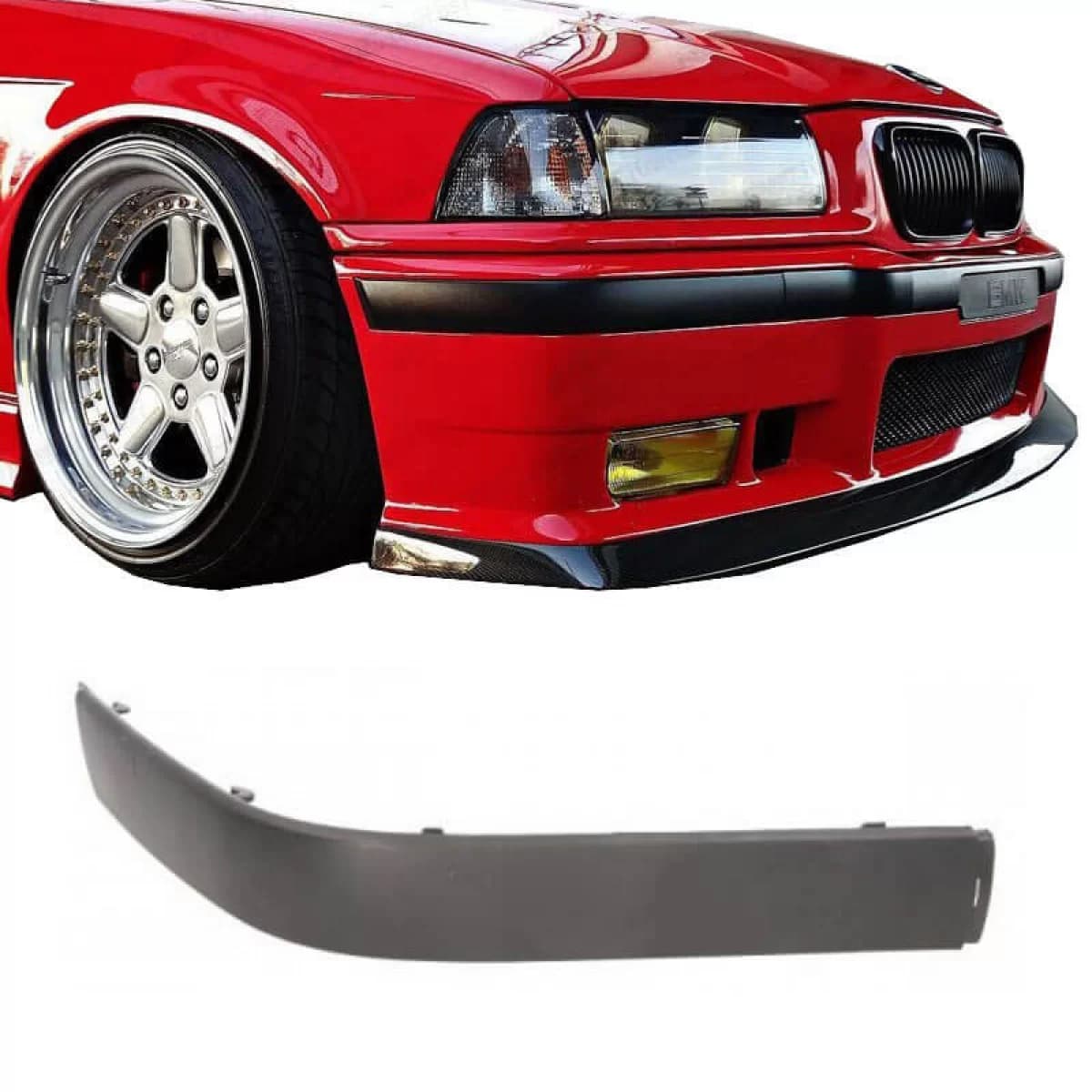Front Bumper Right Trim suitable for BMW 3 E36 90-98 M3 1 pc Plastic