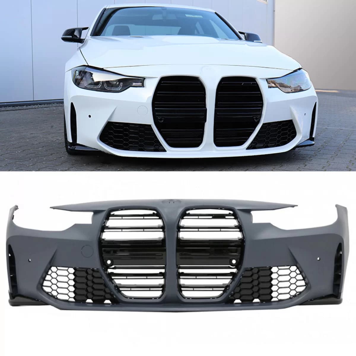 Front Bumper suitable for BMW 3 F30/F31 11-19 G20 M Look with PDC