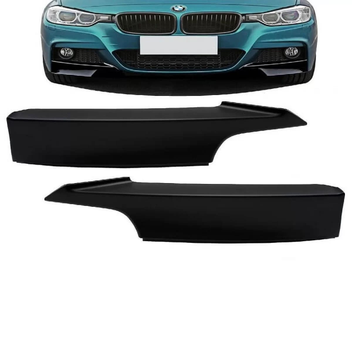 Front Spoilers Right & Left Suitable for Bmw 3 F30 / F31 2012-2017 M-Tech From Abs Plastic 2 pcs