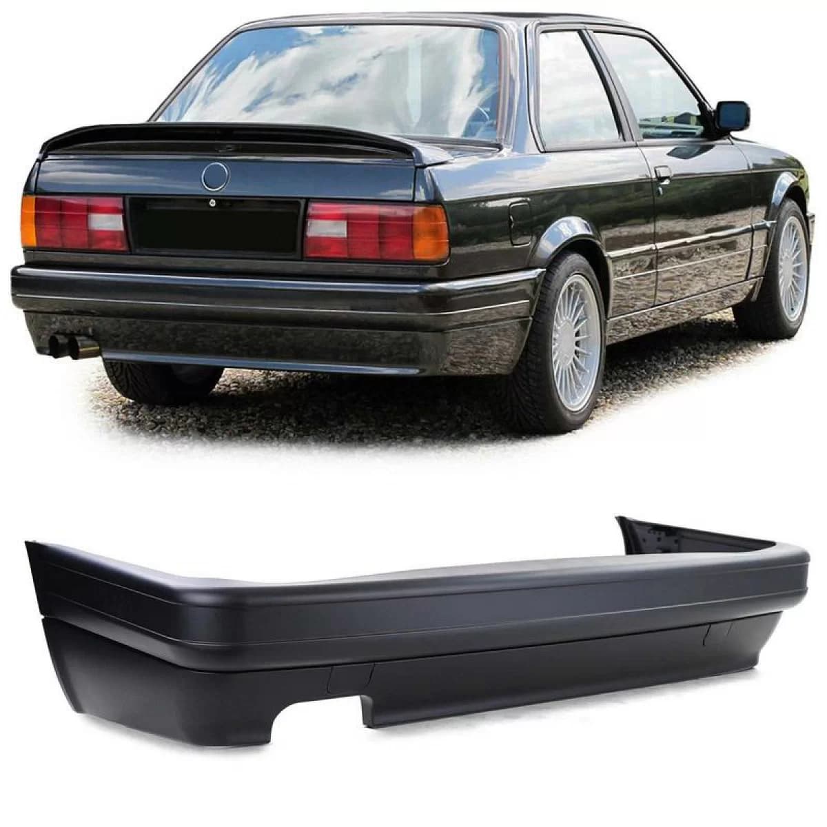 Rear Bumper suitable for BMW 3 E30 83-94 M-Technik 2 Look