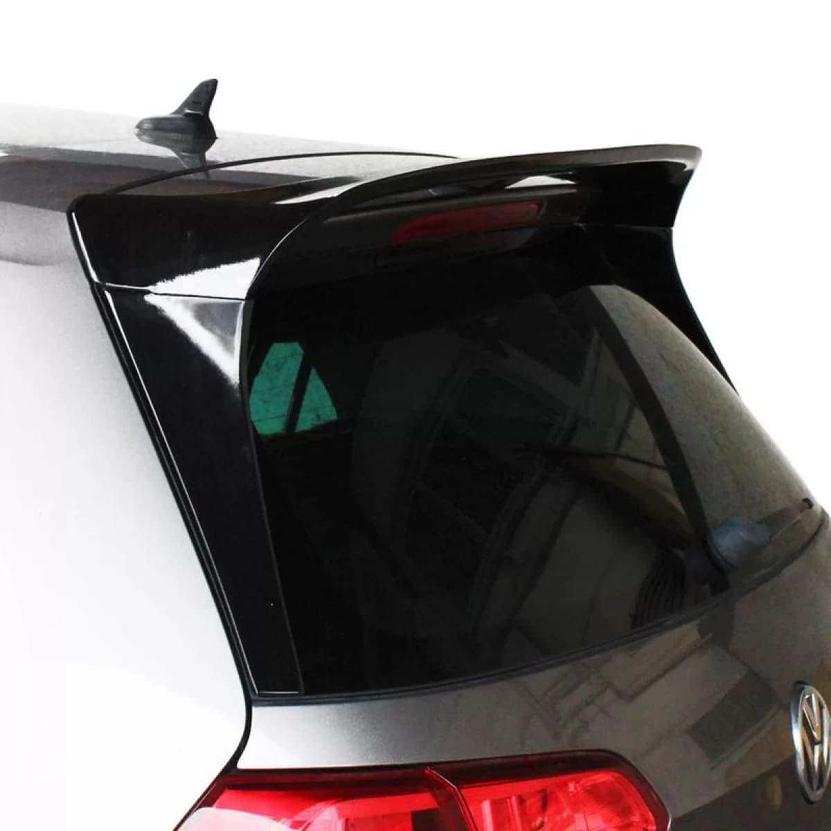 Roof Spoiler suitable for VW Golf VII (7) 12-20 JOM Look Glossy Black 3 Pcs From ABS Plastic