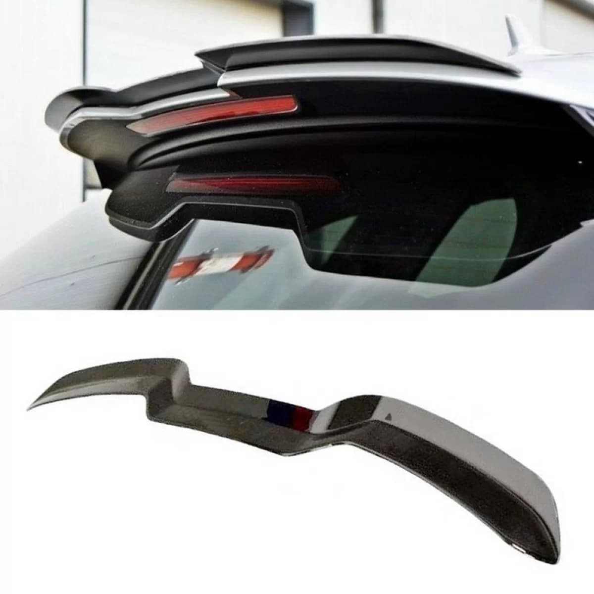 Roof Spoiler suitable for Audi RS3 8V Sportback 12-20 from ABS plastic glossy black