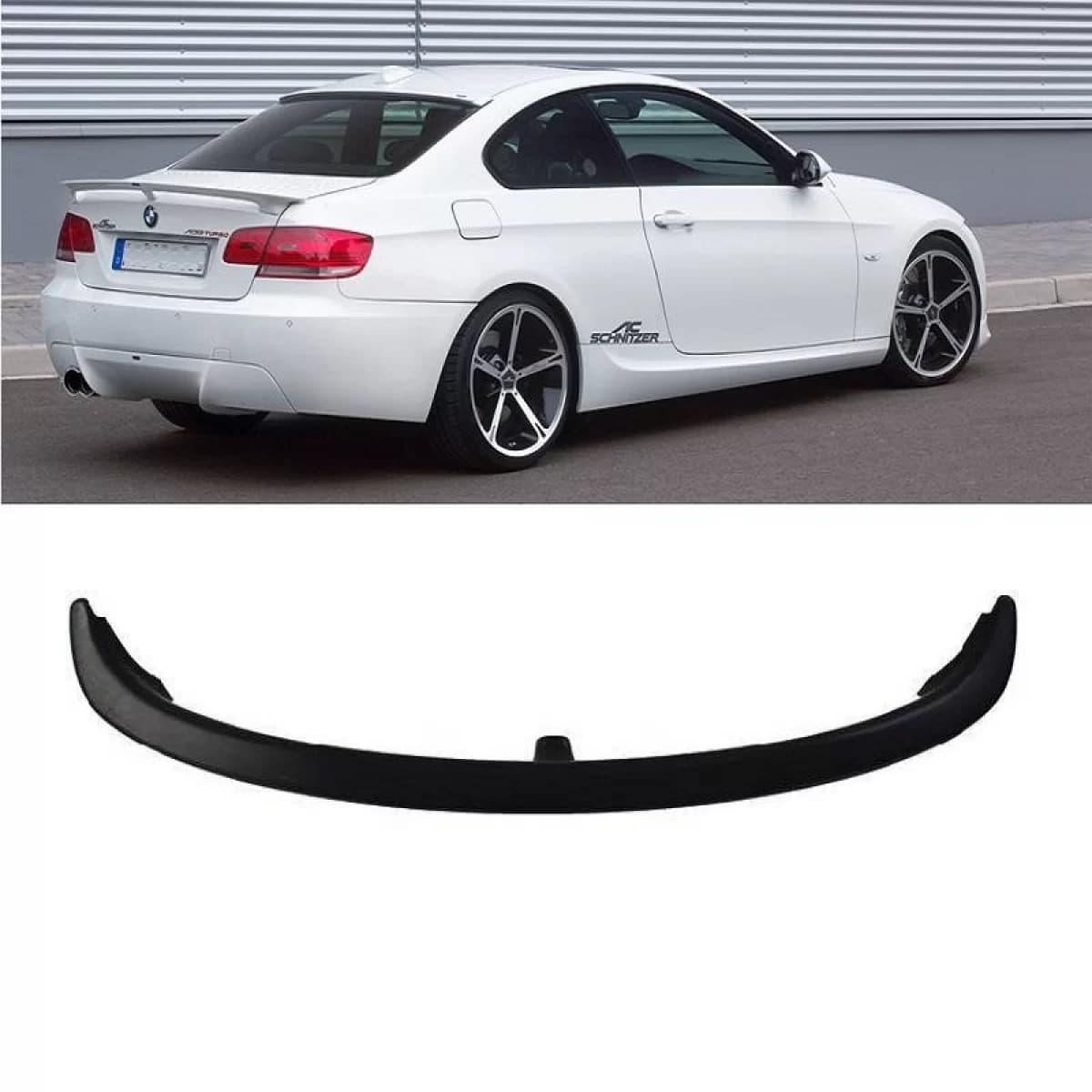 Trunk Spoiler suitable for BMW 3 E92 05-11 AC Look from ABS Plastic