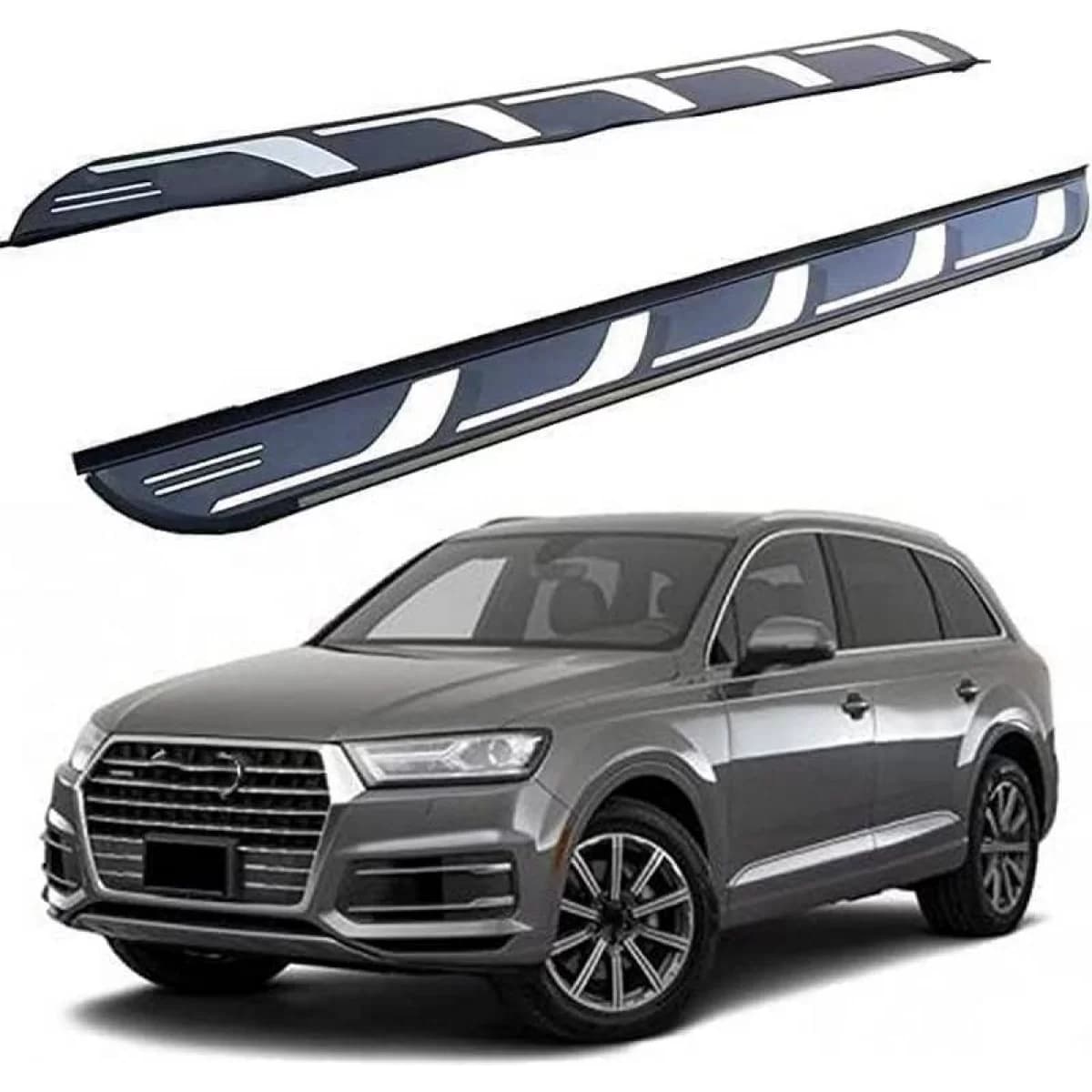 Side Steps Running Boards suitable for Audi Q7 (4M) 2015+ OEM Look 2 pcs