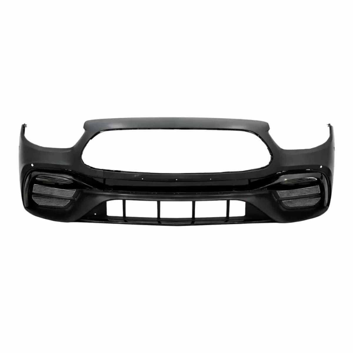 Front Bumper suitable for Mercedes-Benz E-Class W213 / S213 20-23 Facelift A Design 63s Look Black Edition