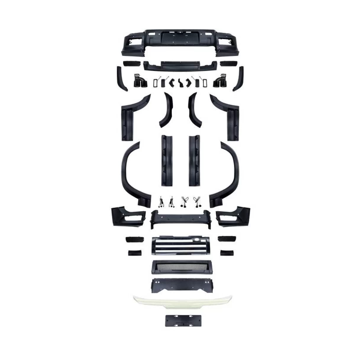 Body Kit suitable for Land Rover Defender SUV L663 2019-2024 Upgrade Luman Wide Bodykit
