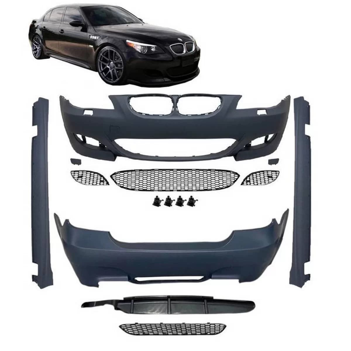 Body Kit suitable for BMW 5 E60 03-10 M5 Look Without Fog Lamps