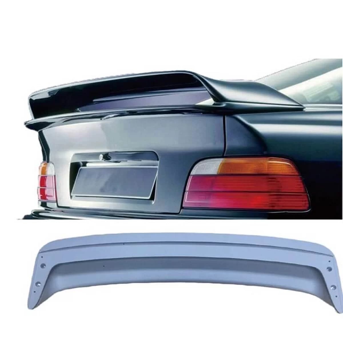 Trunk Spoiler suitable for BMW 3 E36 90-99 Coupe M3 GT-Look from ABS Plastic