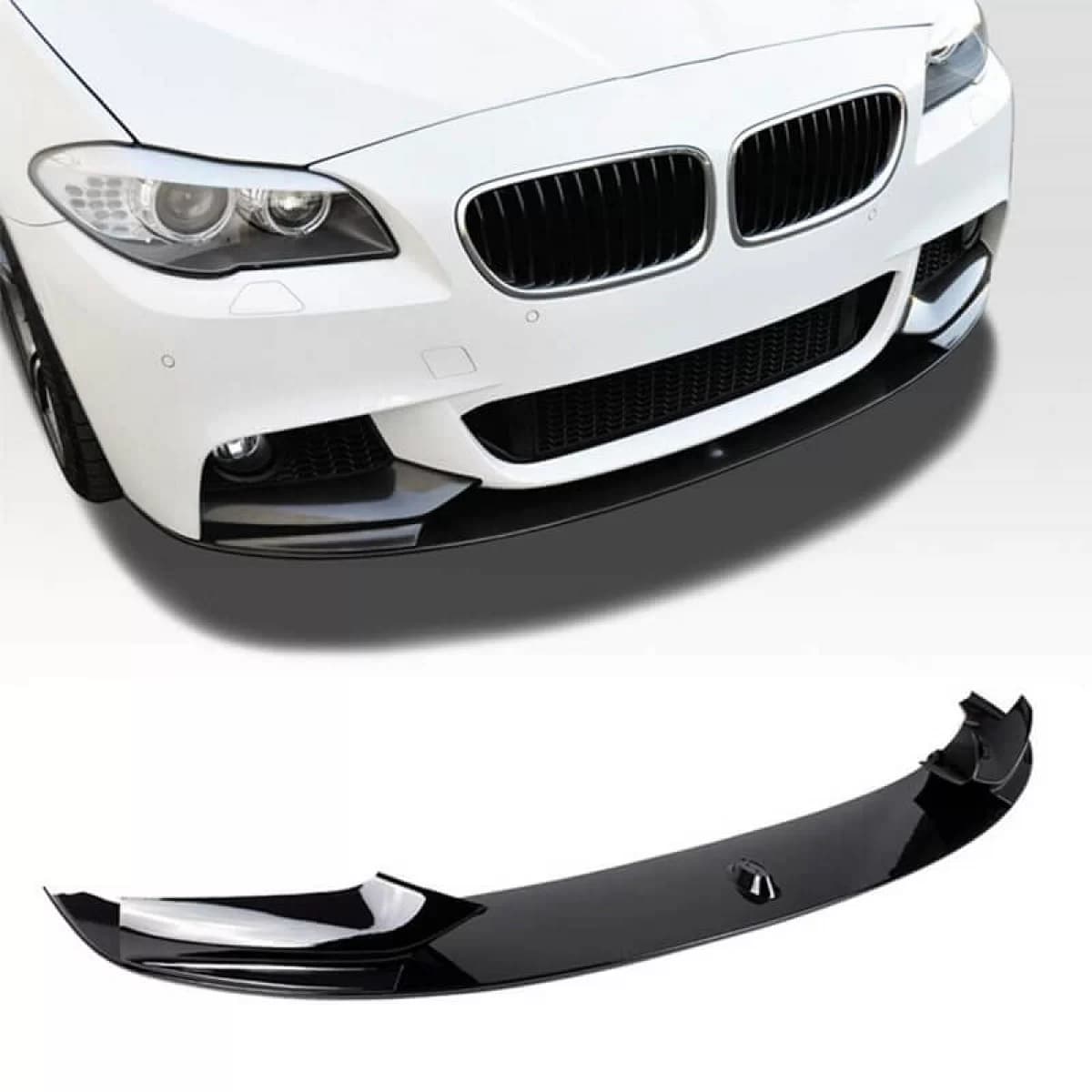 Front Spoiler suitable for BMW 5 F10 / F11 2010-2013 M-Tech from ABS plastic, 1 piece