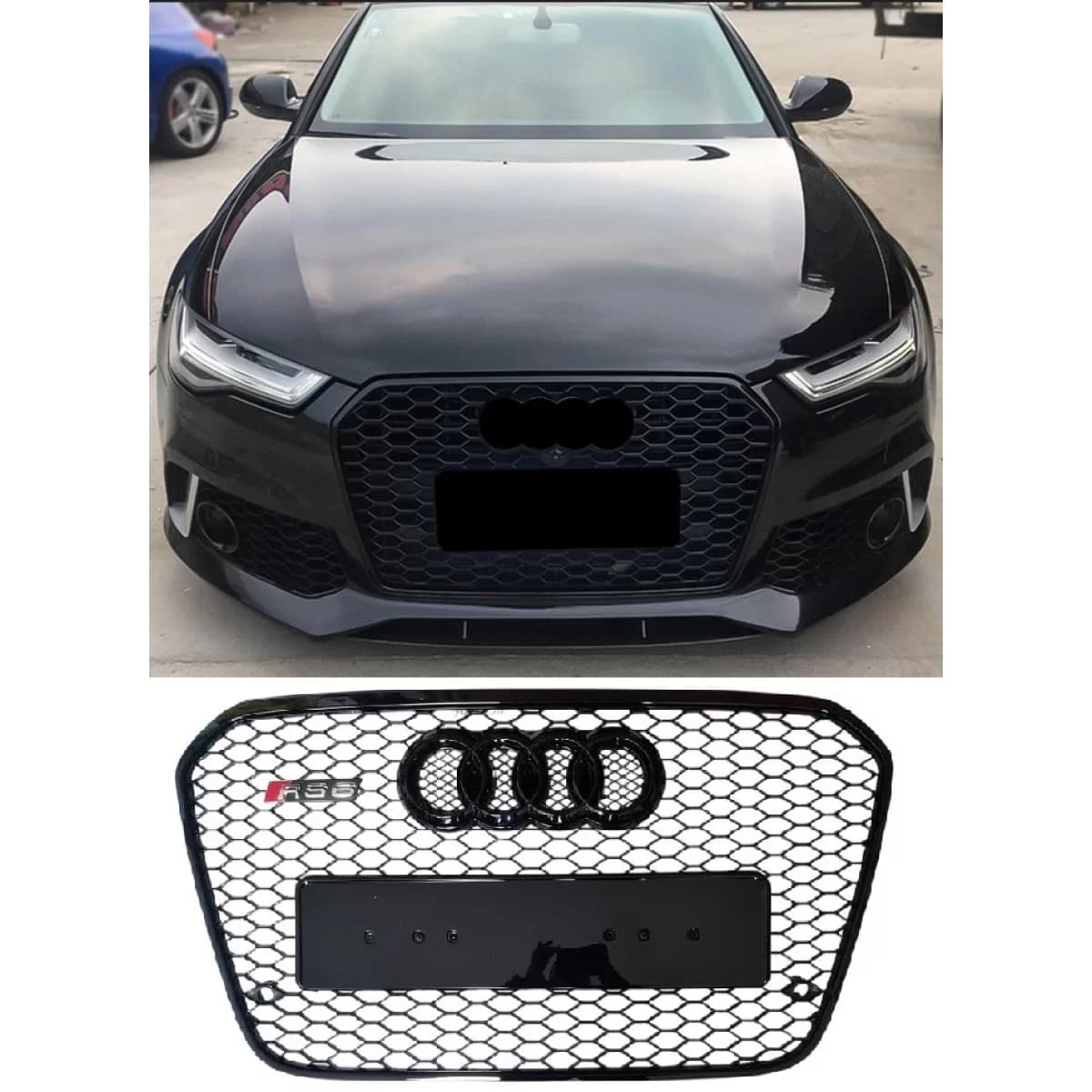 Front Grille RS6 Style suitable for Audi A6 C7 2013 - 2016!