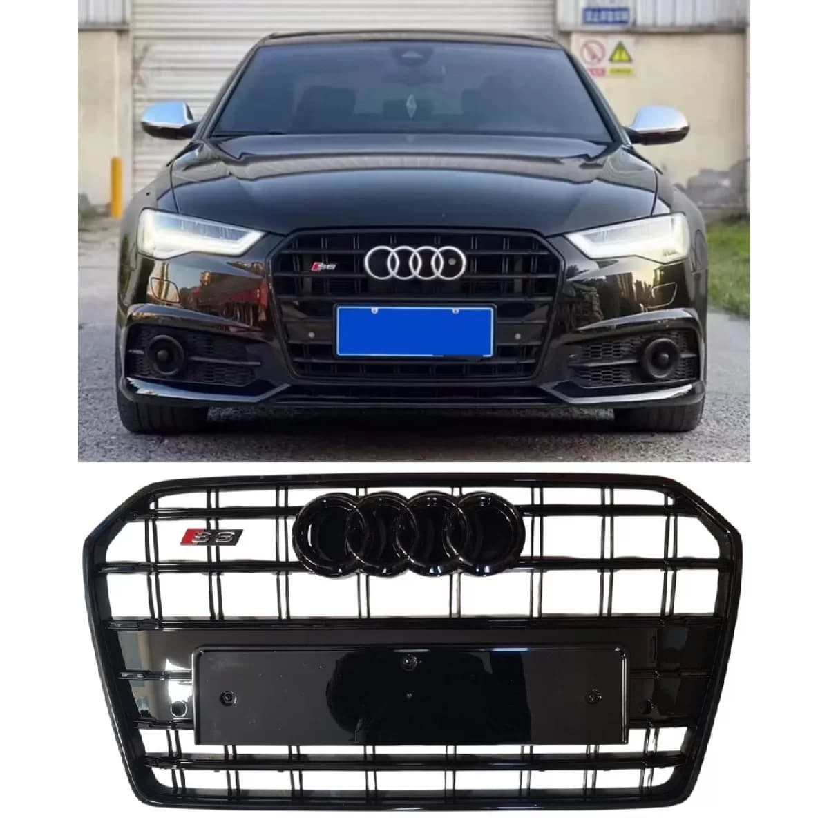 Front Grille S6 Style suitable for Audi A6 C7.5 2016 - 2018!