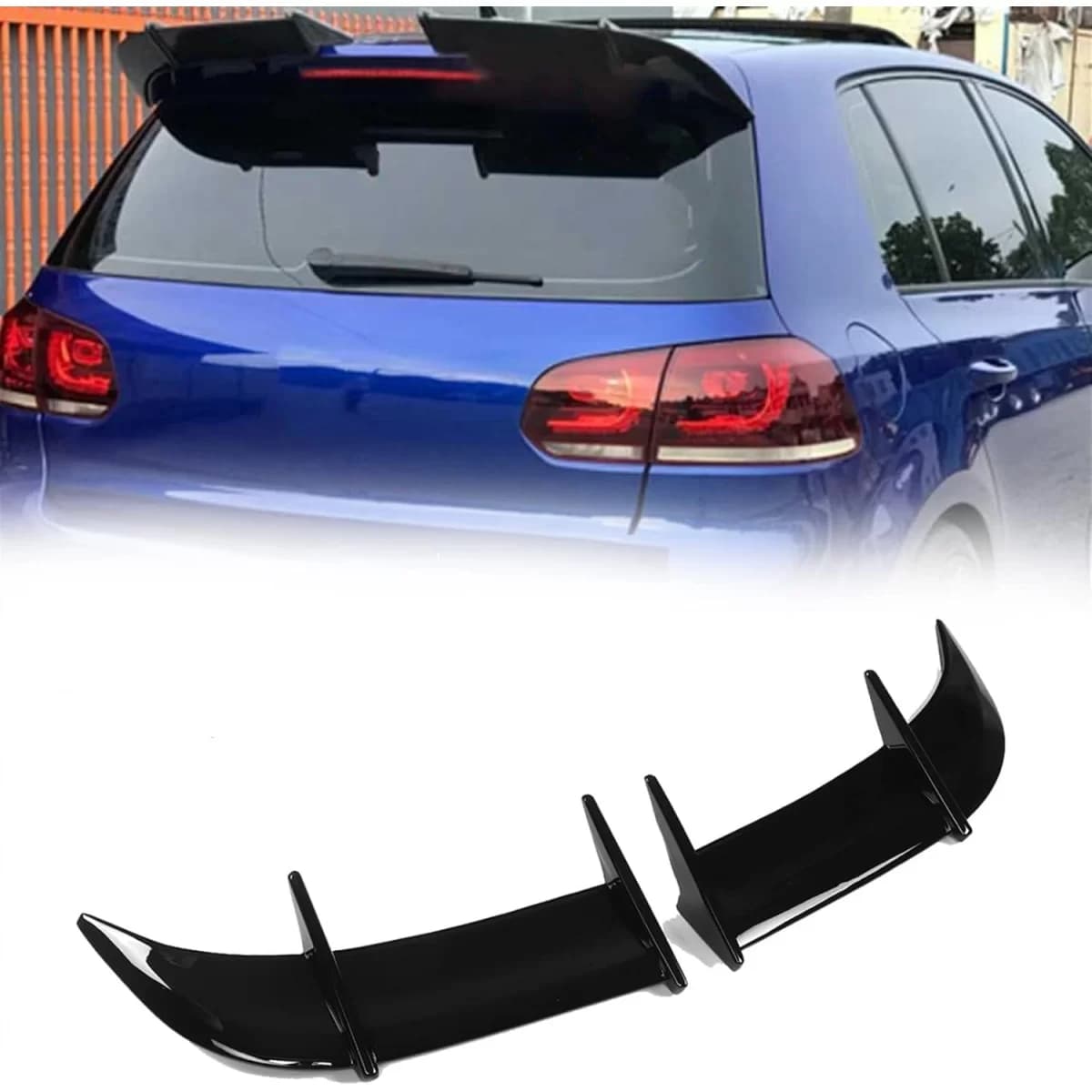 Rear window spoiler suitable for Golf 6 GTI RS20 style