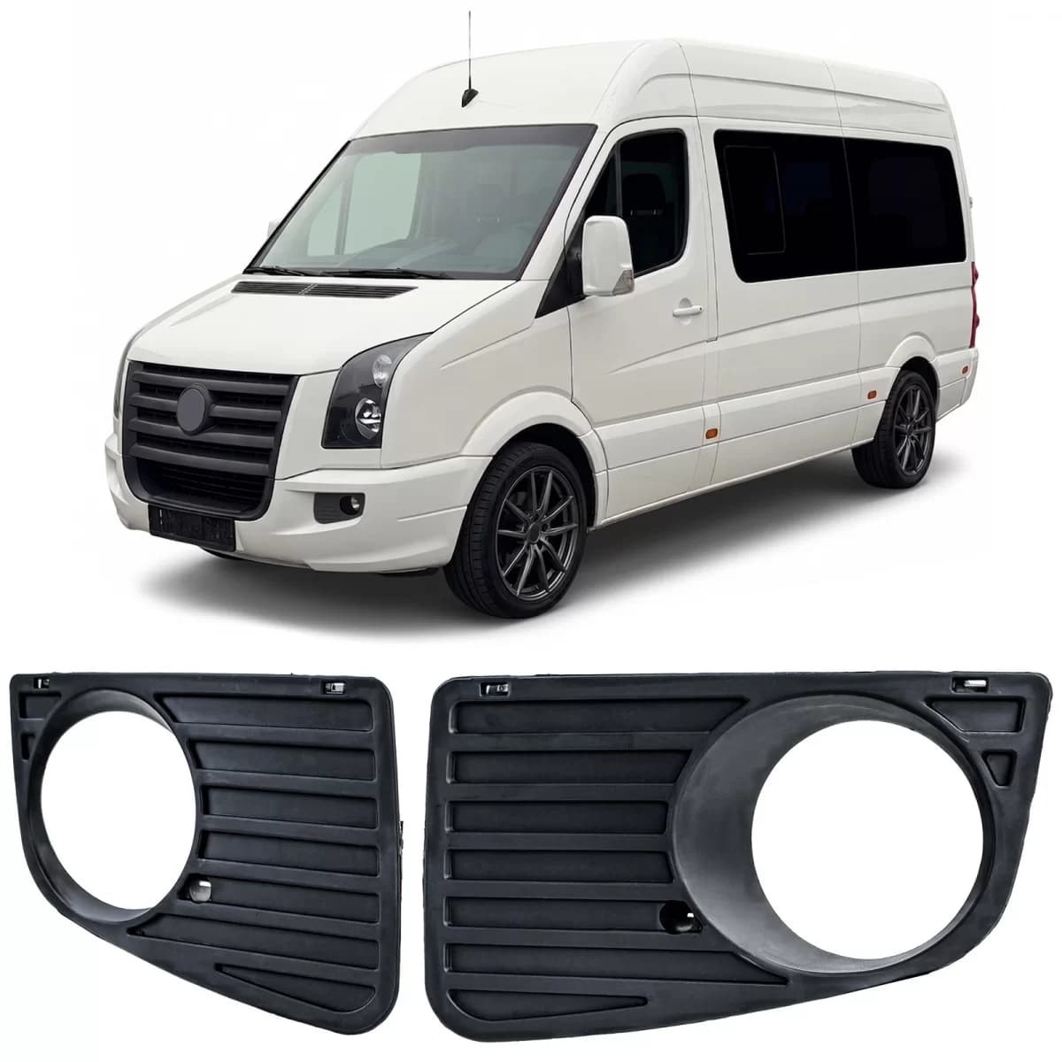 Fog light cover trim right left for VW Crafter 30-50 2E 06-16