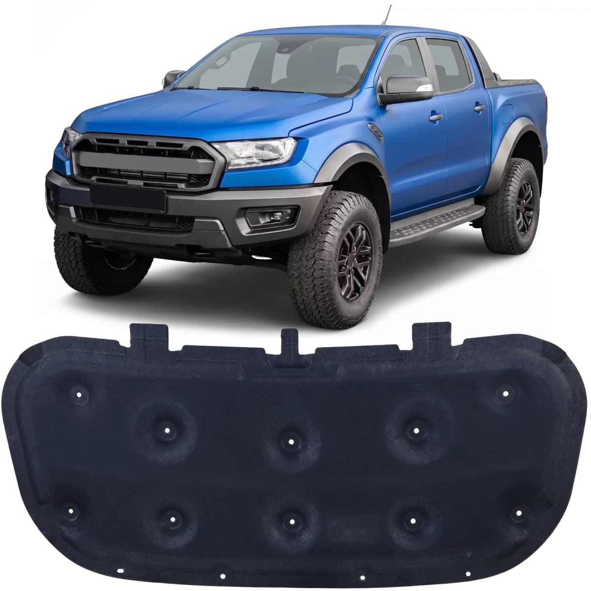 Bonnet insulation mat suitable for Ford Ranger T7 T8 2015-2023