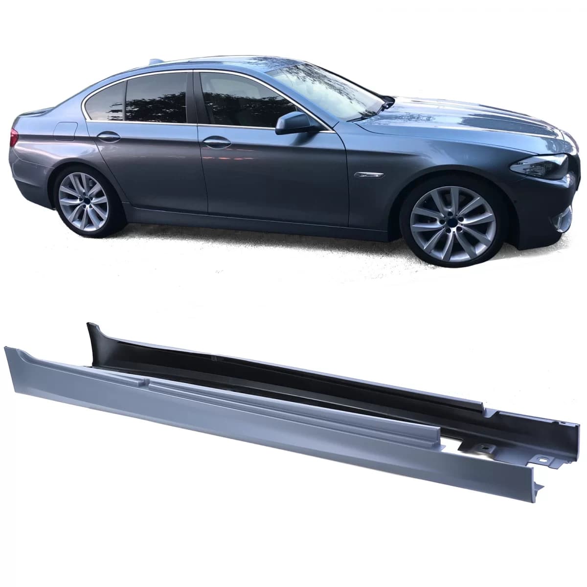 Side skirt set sport-look suitable for 5 Series BMW F10 F11 2009-2017
