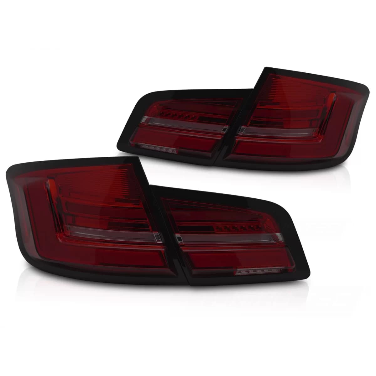 LED BAR TAIL LIGHTS RED SMOKE SEQ fits BMW F10 10-13