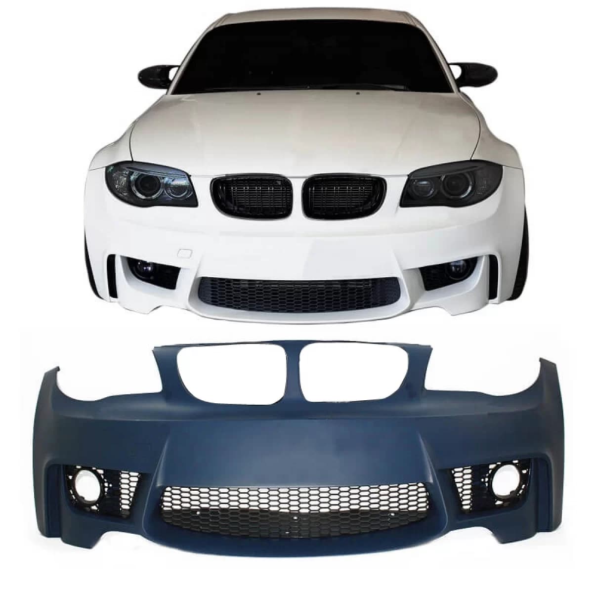 Front Bumper suitable for BMW 1 E81/82/87/88 04-11 1M Look
