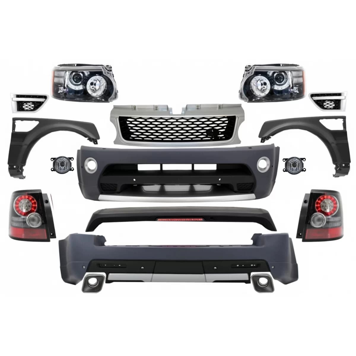 Complete Conversion Retrofit Body Kit suitable for Land Range Rover Sport L320 Facelift (2009-2013) Autobiography Design
