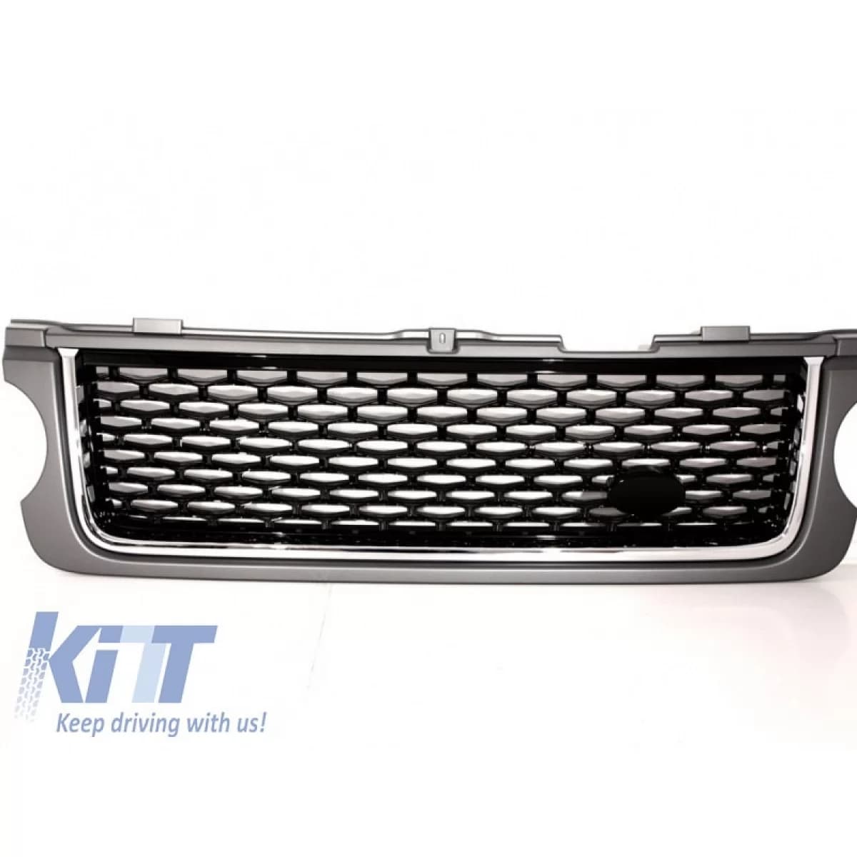 Central Grille suitable for Land Range Rover Vogue III L322 (2010-2012) Grey Black Autobiography Supercharged Edition