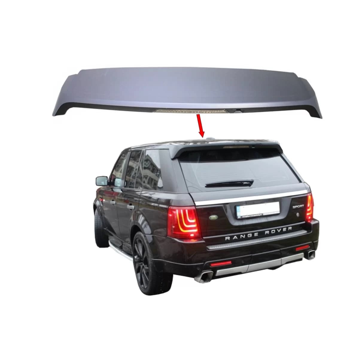 Roof Spoiler suitable for Land Range Rover Sport L320 (2005-2008) Autobiography Design