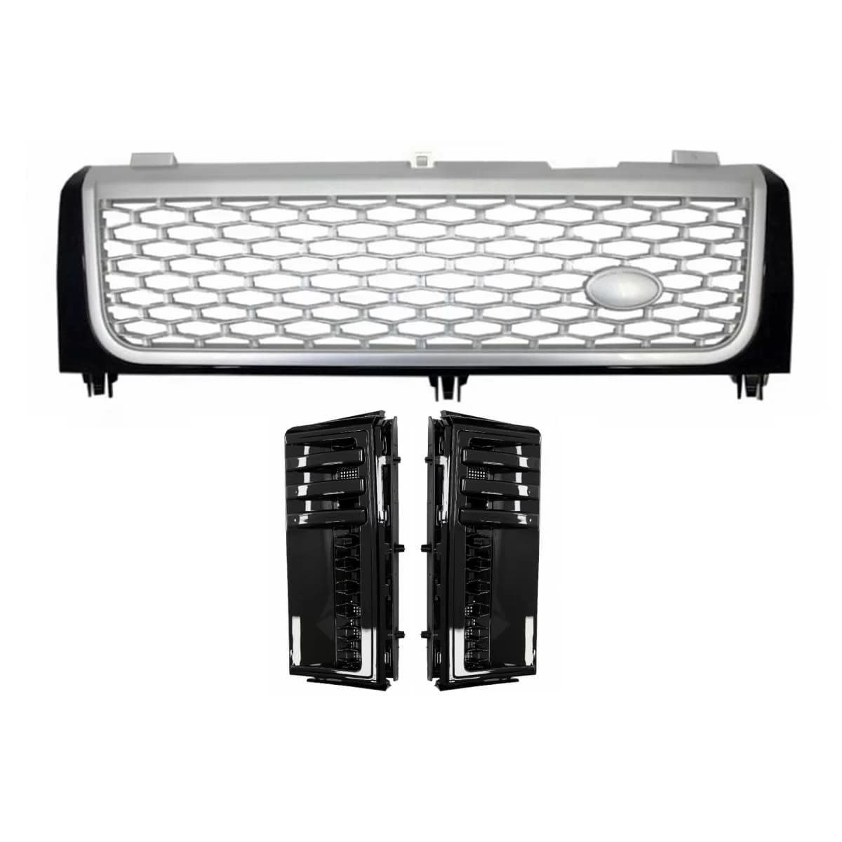 Central Grille and Side Vents Assembly suitable for Land Range Rover Vogue III L322 (2002-2005) Autobiography Supercharged Edition