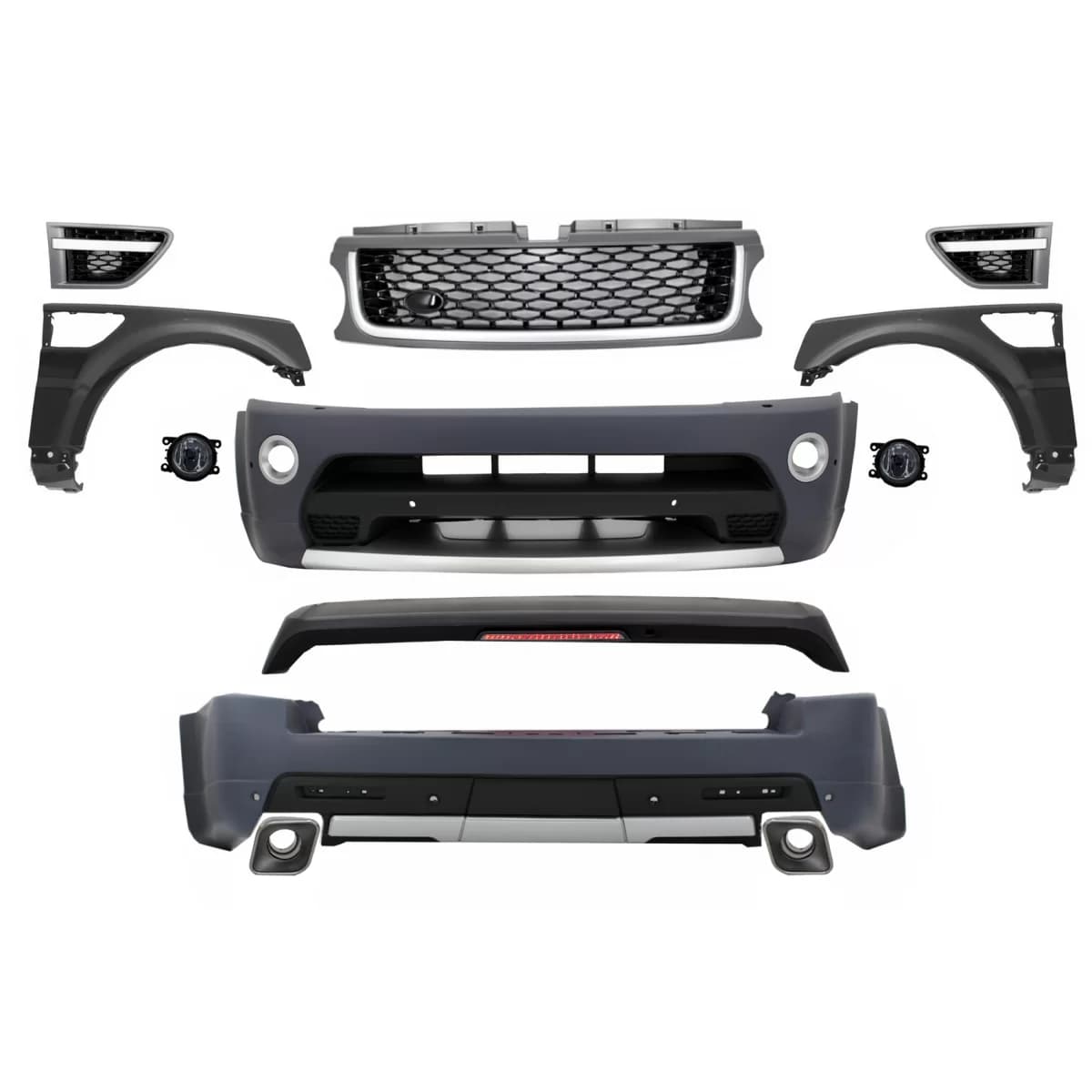 Body Kit with Front Fenders suitable for Land Range Rover Sport L320 Facelift (2009-2013) Autobiography Design