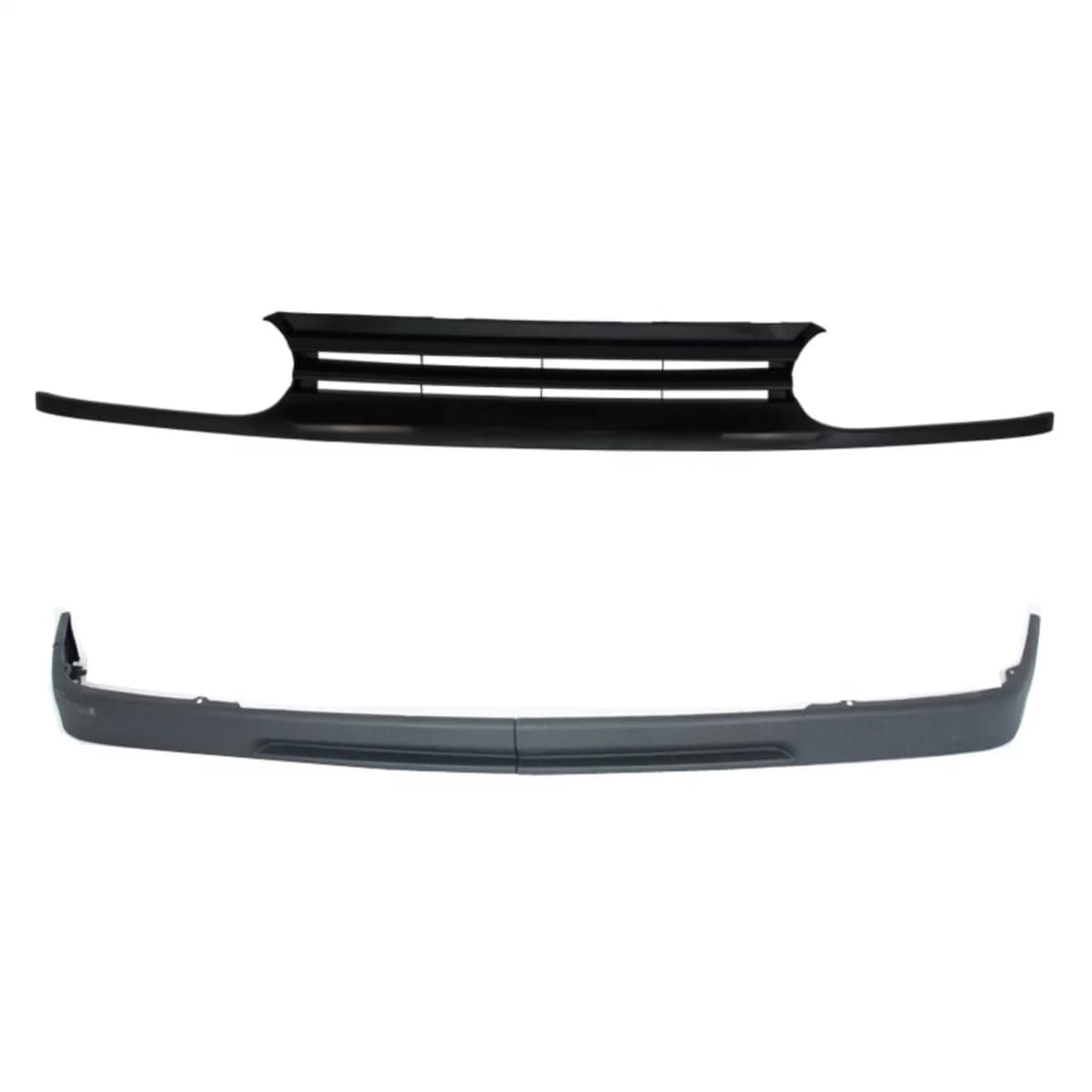 Body Kit Badgeless Front Grille Front Bumper Lip Extension suitable for VW Golf 3 III (1993-1998) VR6 Design