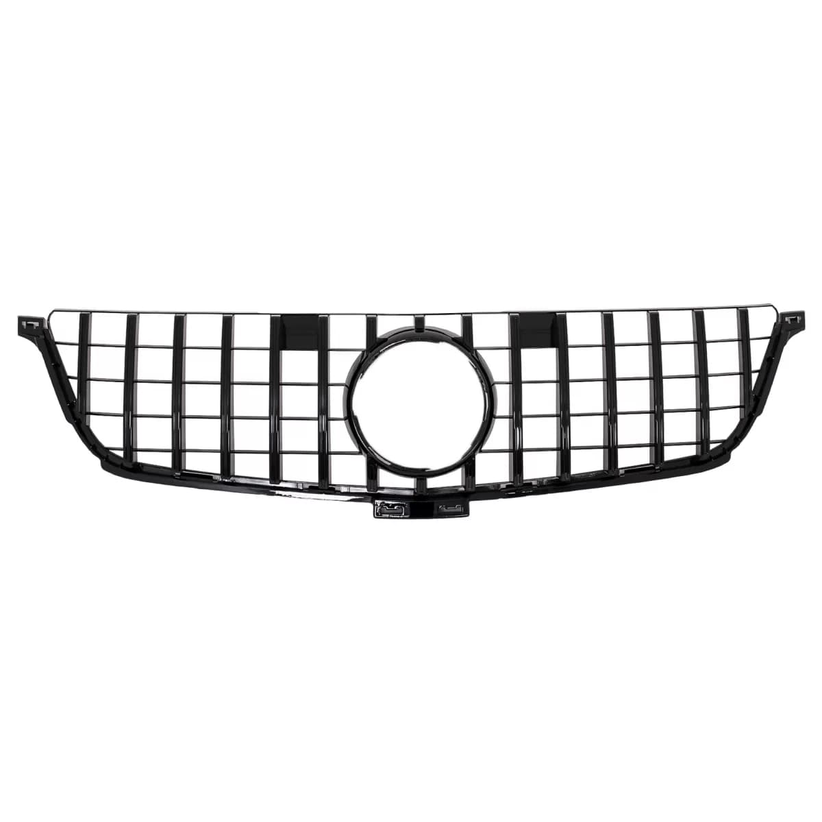 Front Grille suitable for Mercedes ML-Class W166 (2012-2014) GT-R Panamericana Design Black