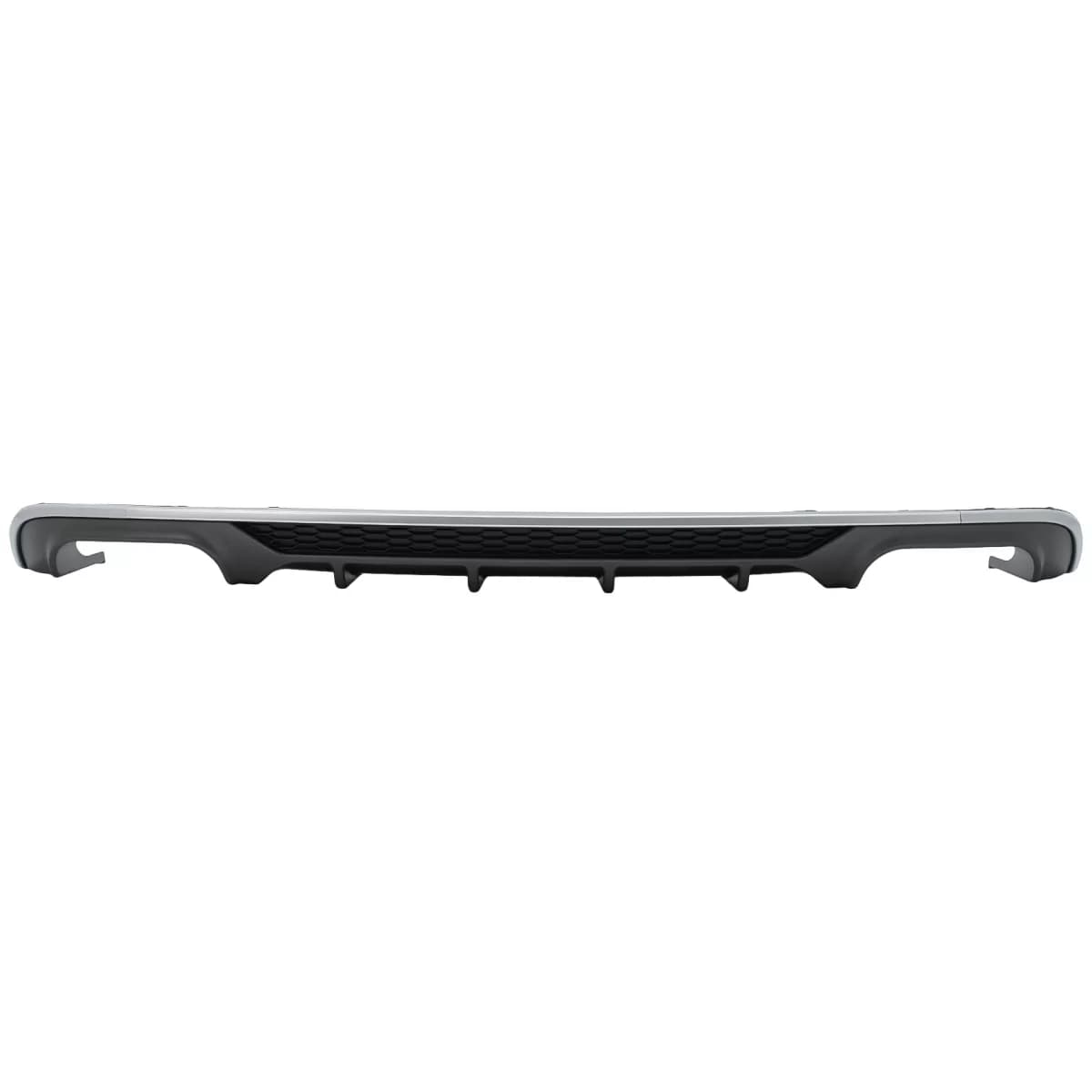 Rear Bumper Valance Diffuser suitable for Audi A3 8V Facelift Sedan Convertible (2016-2019) Standard Bumper SE S3 Design