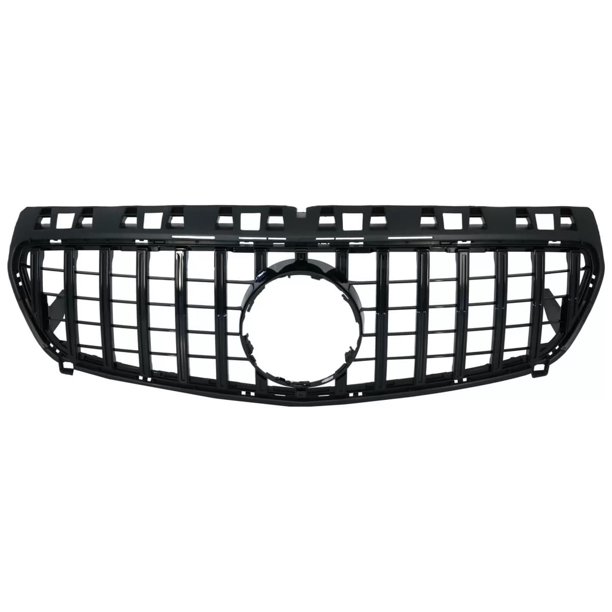 Central Grille suitable for Mercedes A-Class W176 (2012-08.2015) A45 GT-R Panamericana Design All Black