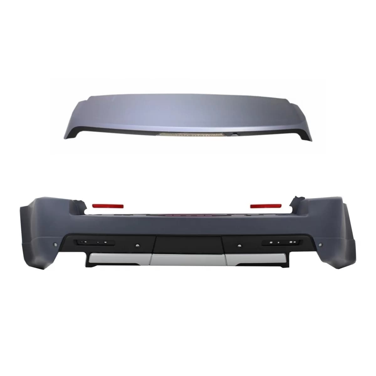 Rear Bumper with Roof Spoiler suitable for Land Range Rover Sport L320 (2005-2009) Autobiography Design