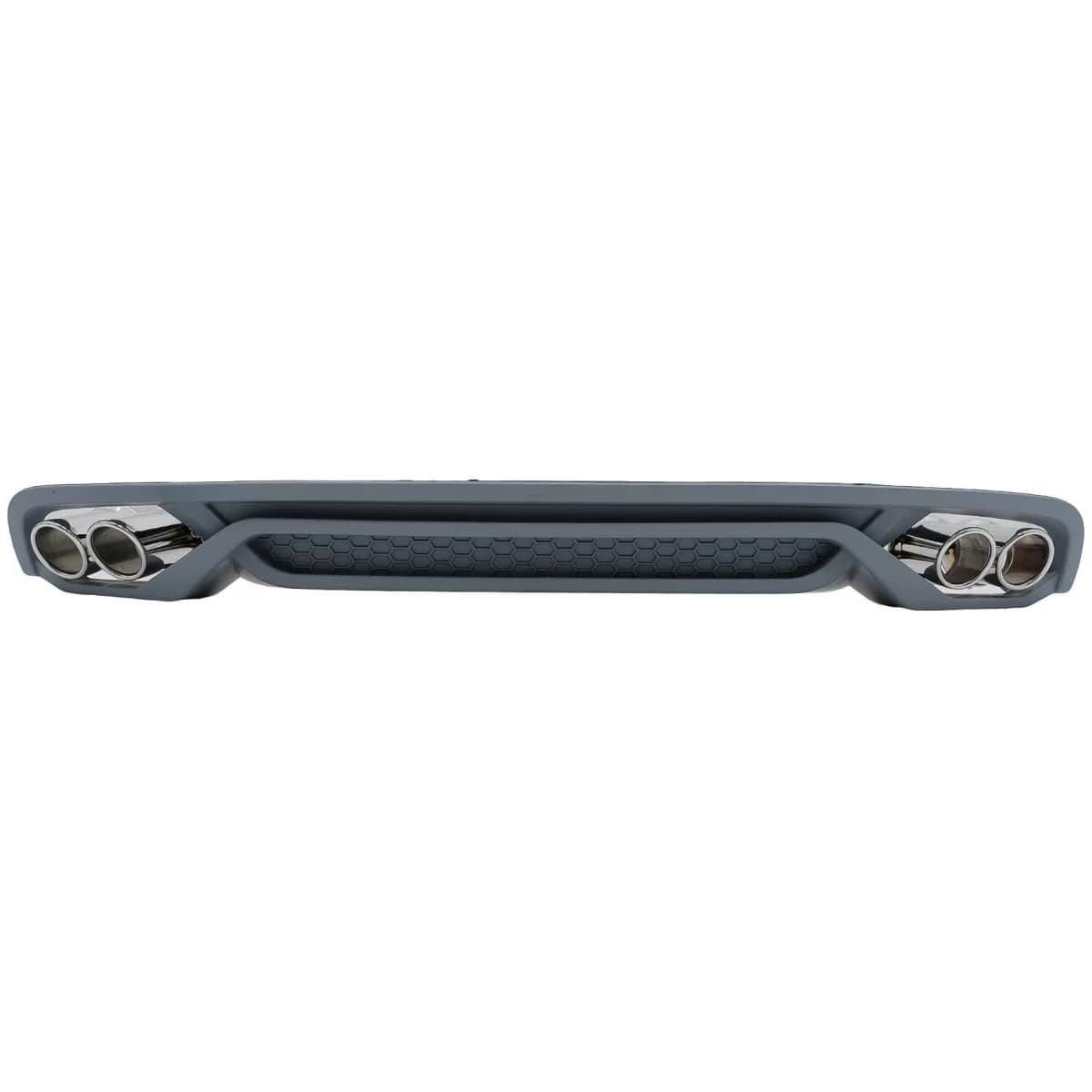 Rear Bumper Valance Diffuser & Exhaust Tips suitable for Audi A4 B8 Sedan Facelift (2012-2015)