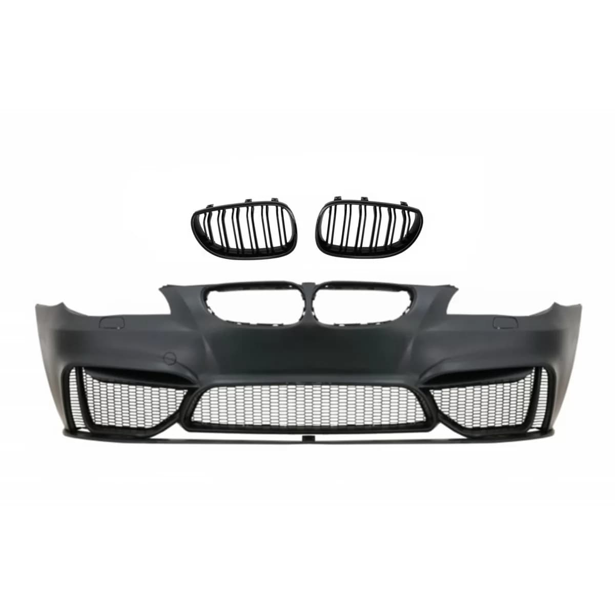 Front Bumper with Central Kidney Grilles suitable for BMW 5 Series E60 Sedan E61 Touring (2003-2010) M4 Design