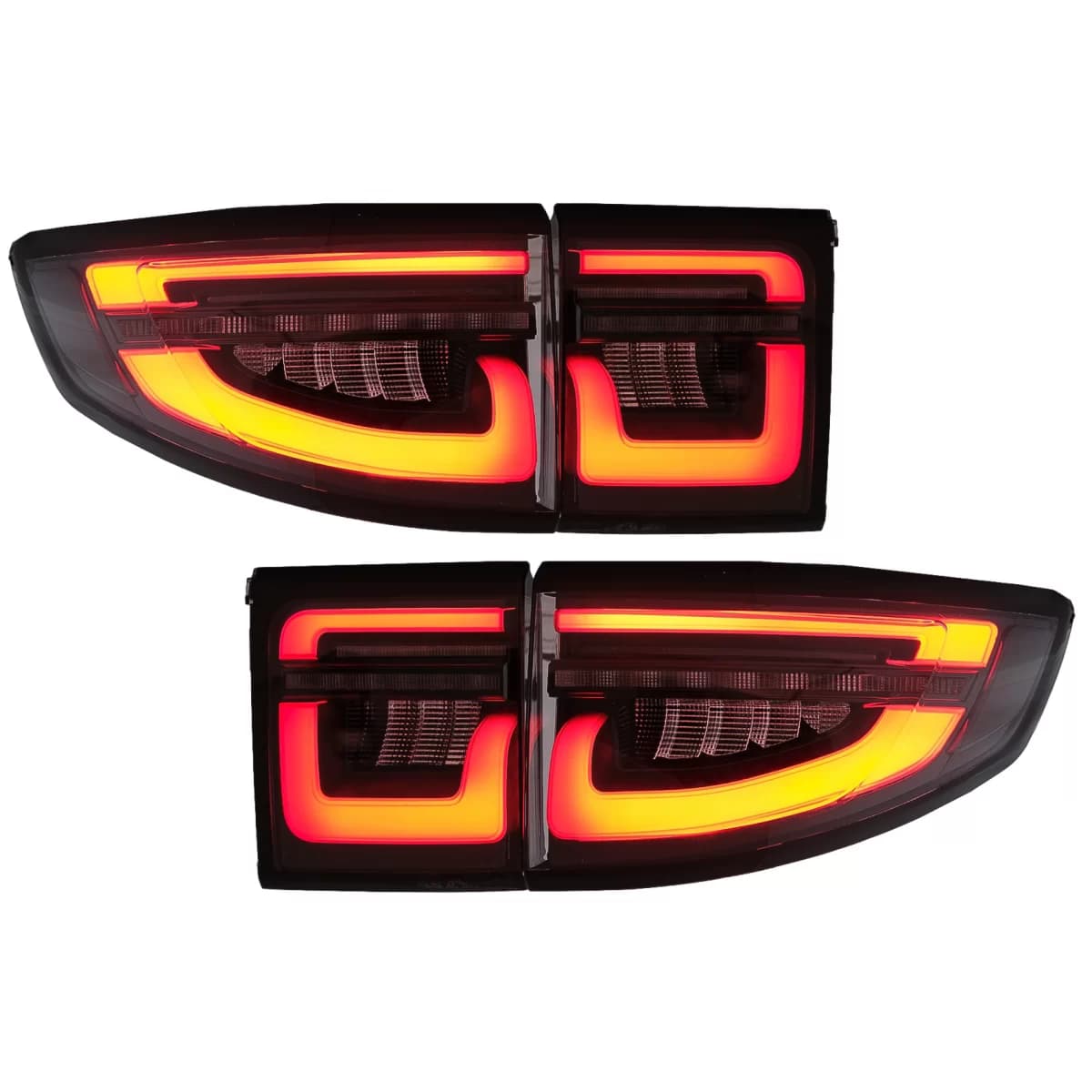 LED Taillights suitable for Land Rover Discovery Sport L550 (2014-2019) Conversion to 2020-up Smoke