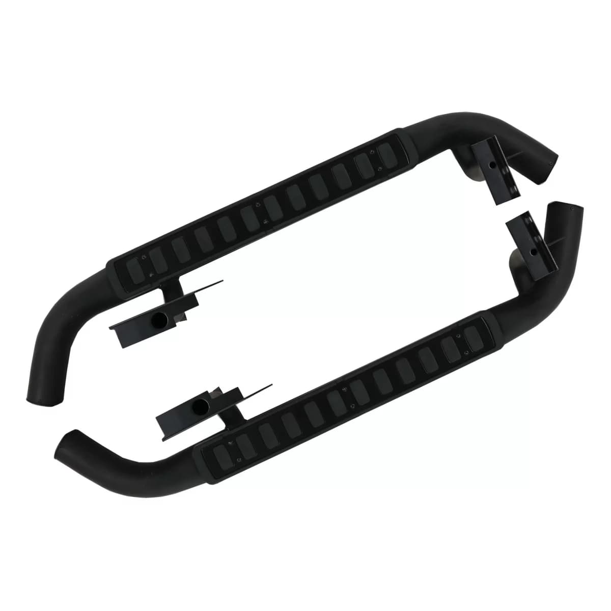 Running Boards Side Steps Suitable for Land Rover Defender 90 (1990-2016) Black Edition