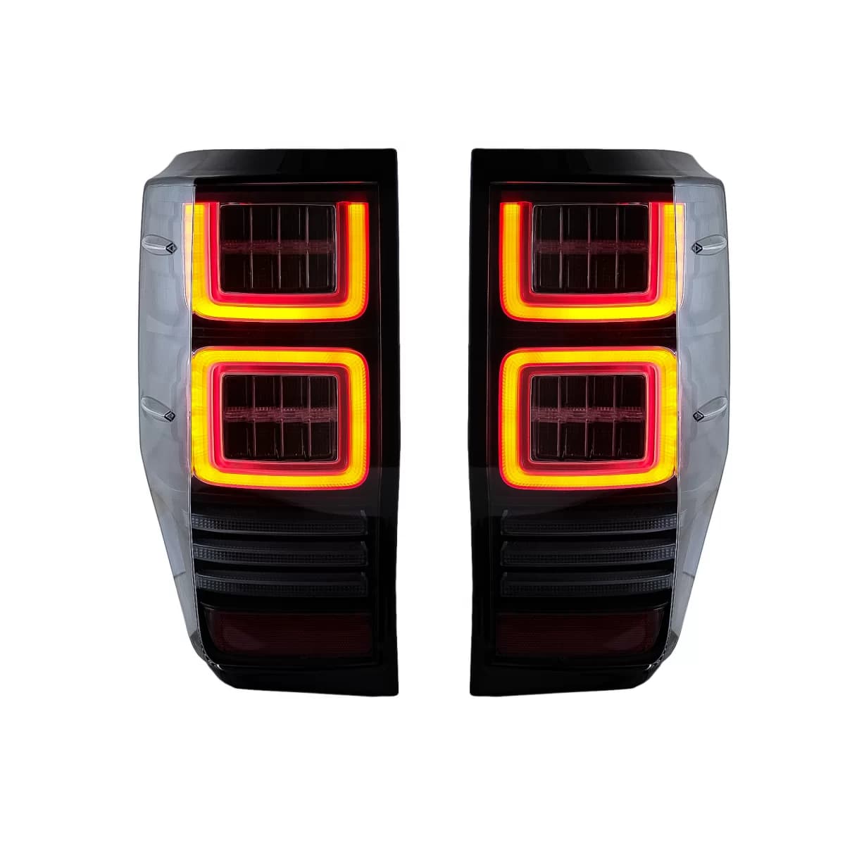 Taillights LED suitable for Ford Ranger (2012-2018) Clear with Sequential Dynamic Turning Lights
