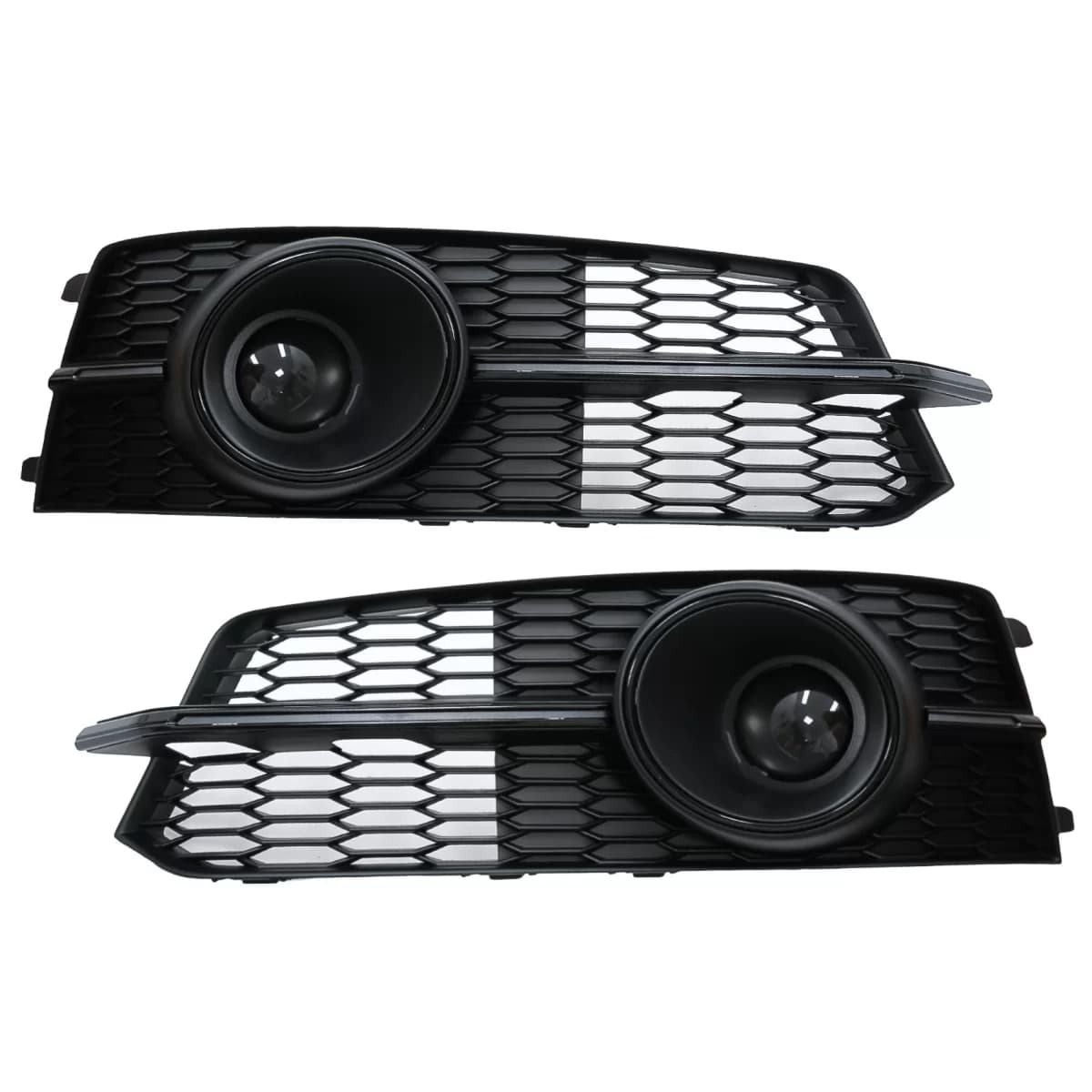 Bumper Lower Grille ACC Covers Side Grilles suitable for Audi A6 C7 4G S Line Facelift (2015-2018) Black Edition