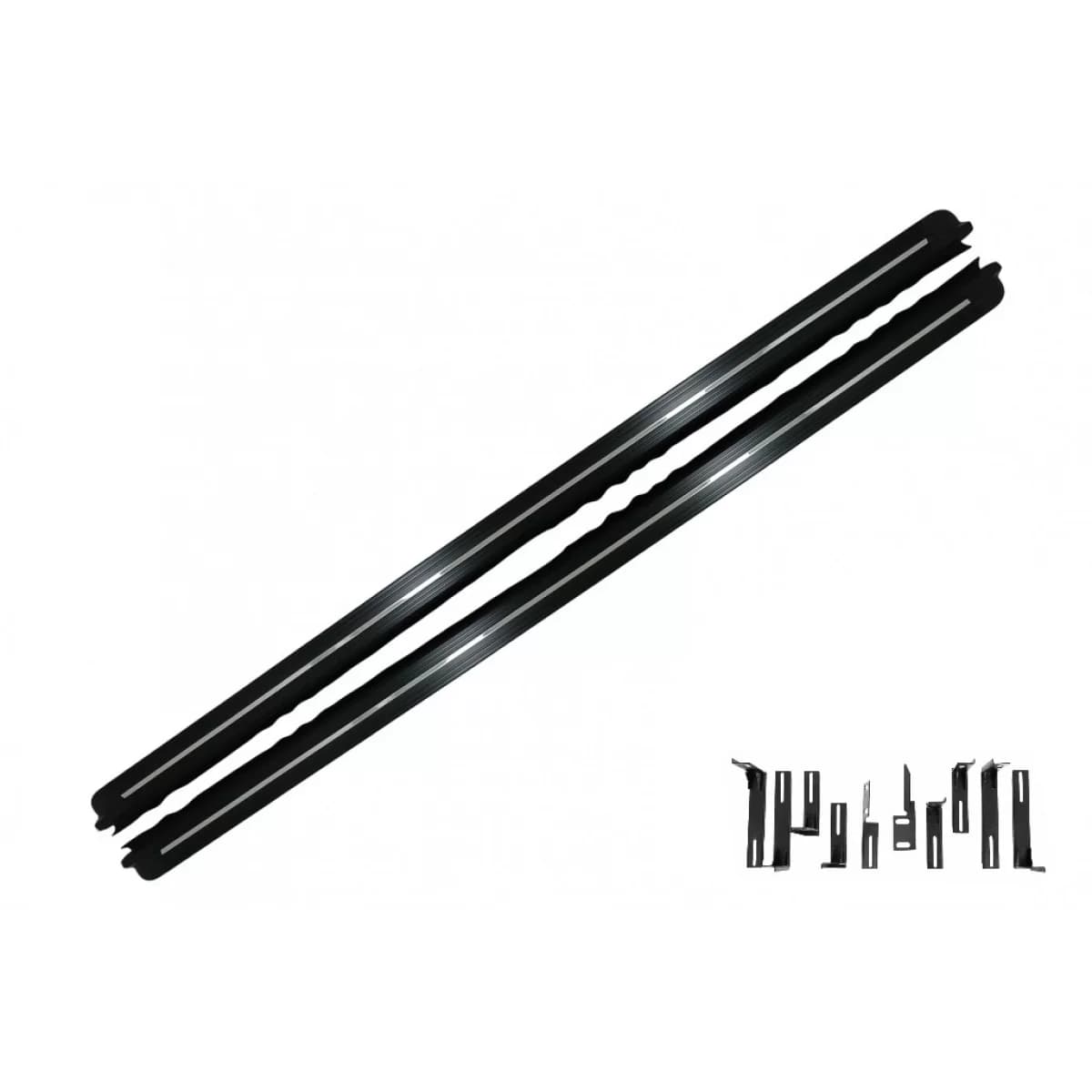 Running Boards Side Steps suitable for Mercedes V-Class W447 (2014-2023) Long Wheel Base (LWB)