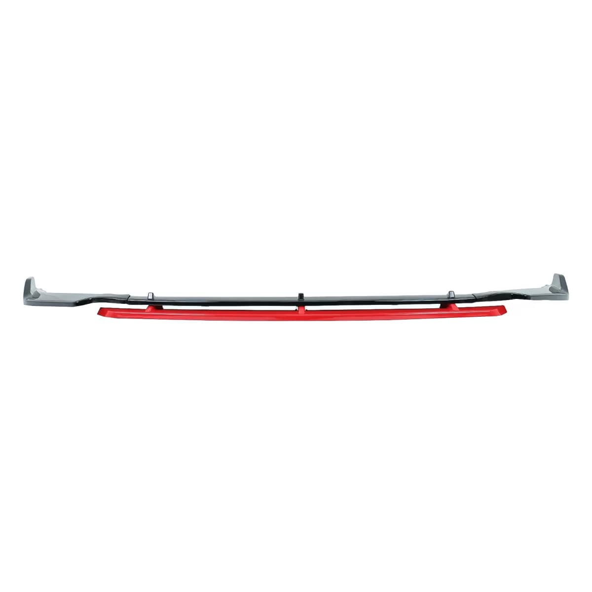 Front Bumper Lip Extension Spoiler suitable for VW Polo AW MK6 (2018-up) Piano Black Add-On