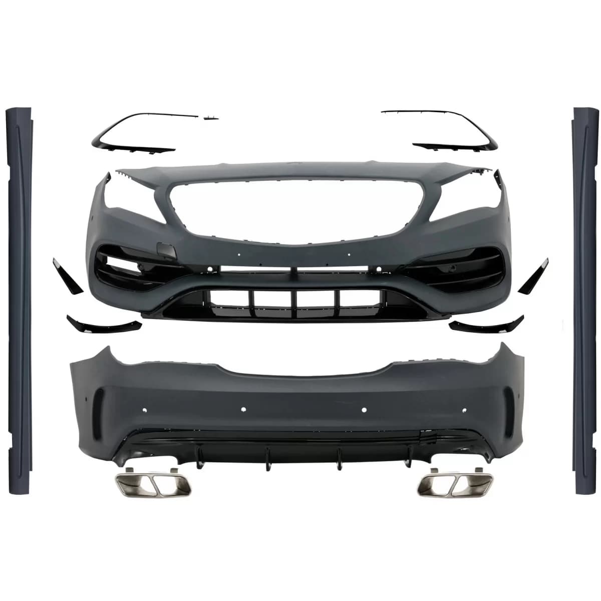 Complete Body Kit suitable for Mercedes CLA C117 W117 (2013-2018) Facelift CLA45 Design