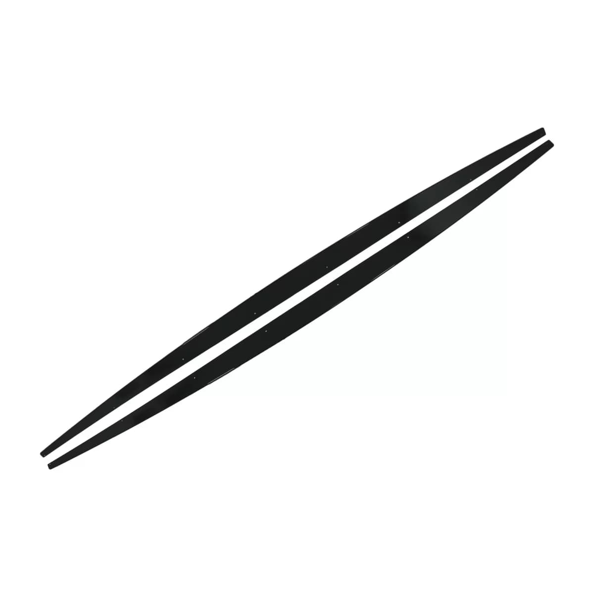 Side Skirts Lip Extensions suitable for BMW 1 Series Hatchback F20 F21 (2011-2019) M-Performance Design Piano Black Add-on