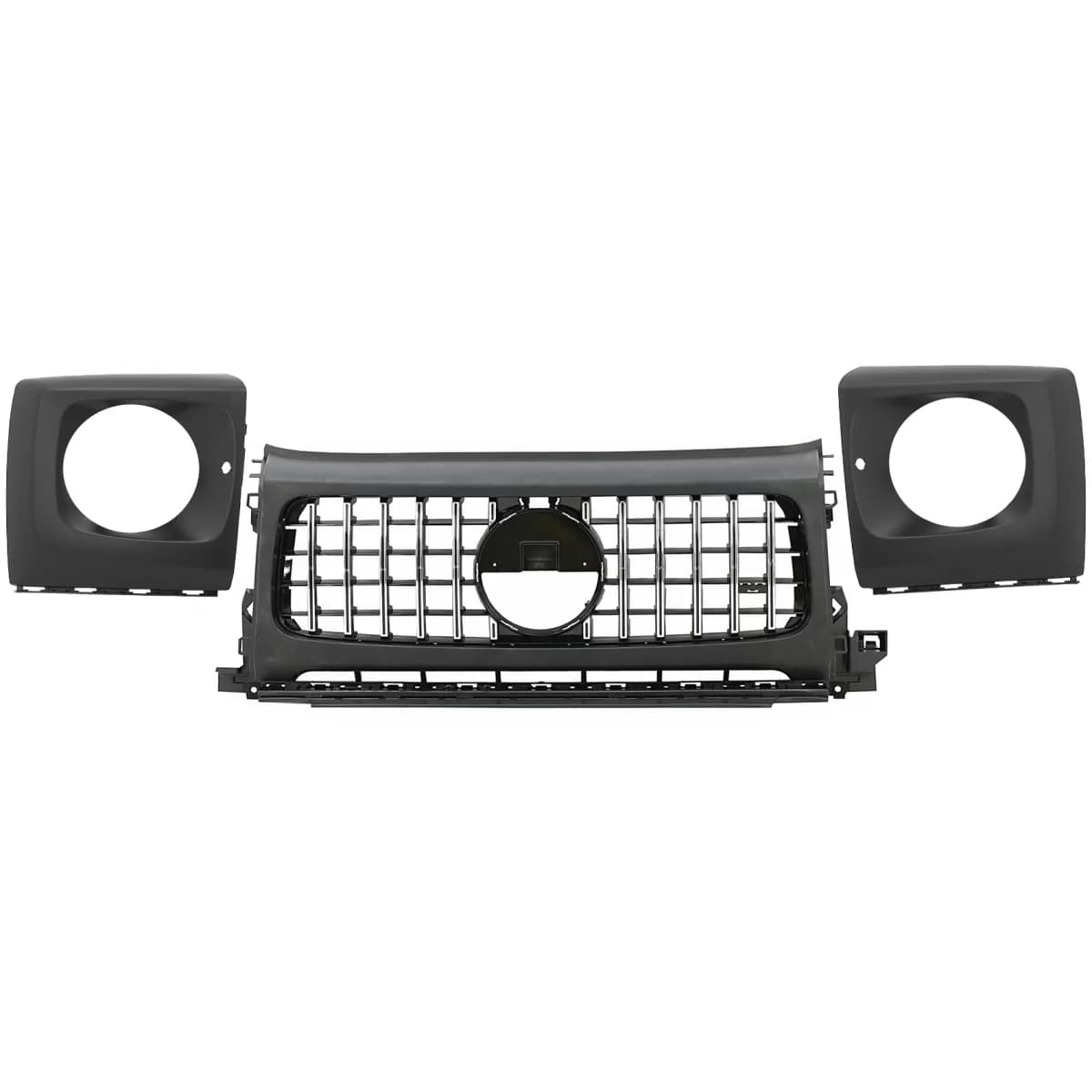 Front Grille with Headlights Covers suitable for Mercedes G-Class W464 W463A G63 AMG (06.2018-Up) GT-R Panamericana Design