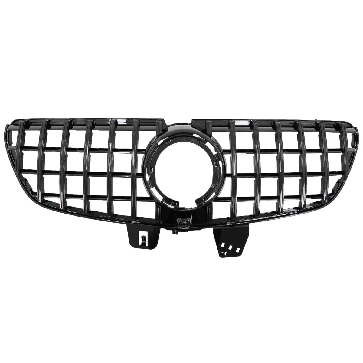 Central Grille suitable for Mercedes V-Class W447 Facelift (2020-Up) GT R Panamericana Design Black