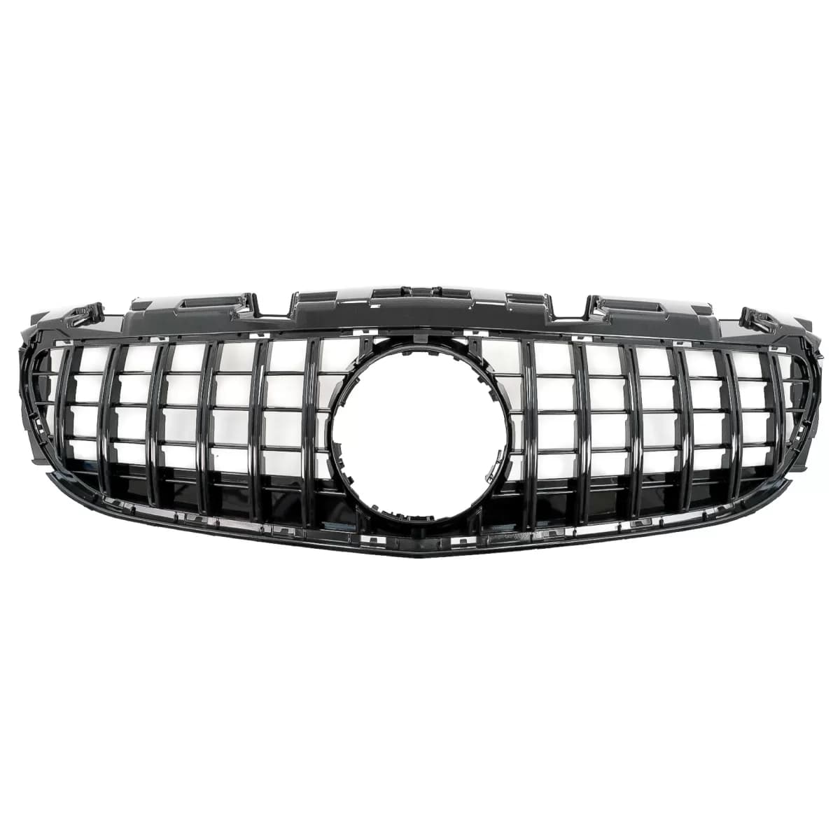 Front Grille suitable for Mercedes SLC-Class R172 Facelift (2016-2019) GT-R Panamericana Design Piano Black
